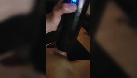 Punk lets the masturbator do it until he squirts