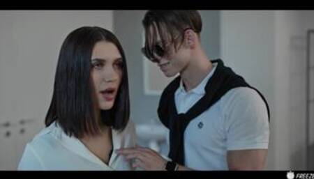 TIME FREEZE PORN - Spoiled Student fuck and creampie his hot teacher frozen in time