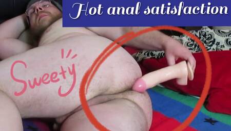Seven minutes of pure anal satisfaction. See how the fat dildo fucked my pussy!