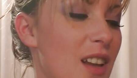 Horny blondes pour ale on cock and suck it