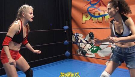Stiletta vs Tera - Female Pro Wrestling Fight - RM211- HD720