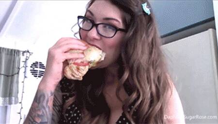 * 854x480p * Close Up Stages Of Chewing, Part 2 - MOV