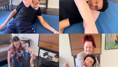 X-man has been naughty so he gets KO’D for Christmas! Ft x-man, Lizzy, & sassy