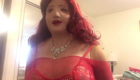 Deanna CD Doll wears a sexy clubbing outfit