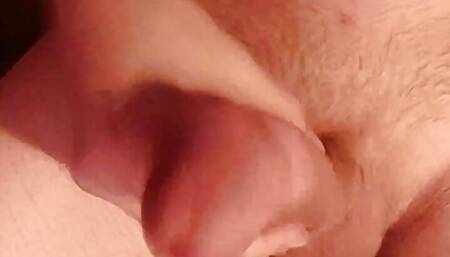 jerking my big cock till i cum