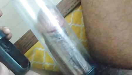 I use penis pump first time pumped penis