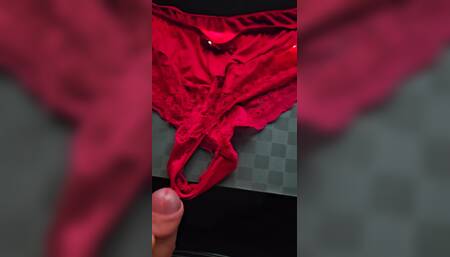 in her used panties