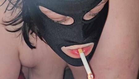 BBW Big tit fat ass smoking wife given to husbands employee for fucking