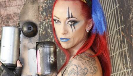 399 Anne Wild as Future Warrior Cosplay Girl