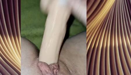 big bigger Chiaras Didlo in her asshole