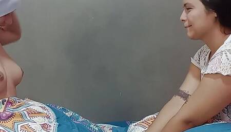 celexxxxte eats my pussy and makes me come to orgasm in her bedroom