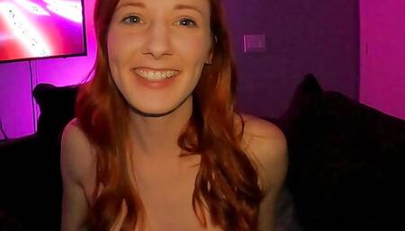 Fit and Sexy Redhead Gets Interviewed, Fucked, and Facial