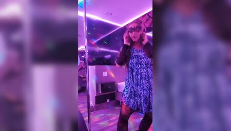 Sexy CrossDressers Full Night Alone in Her Room having Fun Fun Fun