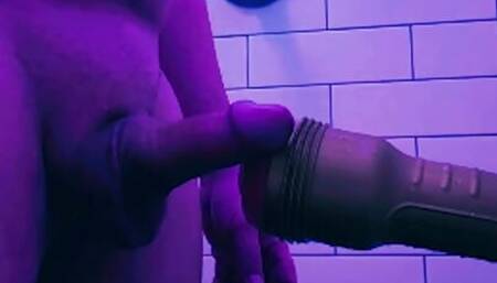 Fleshlight Play In The Shower!