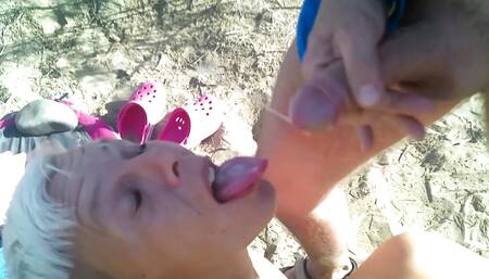 oraBitch Cumshot compilation from vacation in Maspalomas