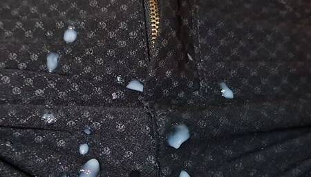 POV I ejaculated on her pants and she went to work in them