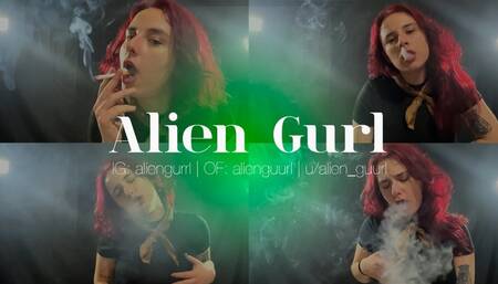 Elegant Red Marlboro 100s Smoking