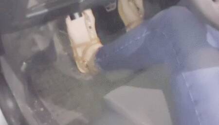 She revving extra hard, pedal pumping, overheating