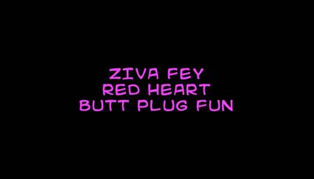 Ziva Fey - Butt Plug With A Red Heart