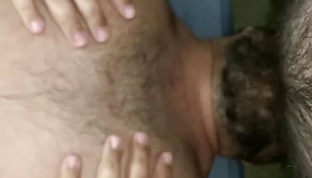 Chubby Riding His Master