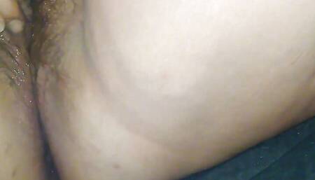 Spouse slut has stranger's cum on her cunt