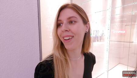 Unlucky Shoplifter Fucked in Mall Toilet - Real Public - Risky Sex - POV