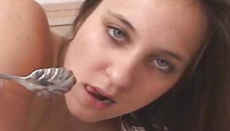 Santa Baby SIERRA SNOW Fucked n ASS CUM SpoonFED by Big Dirty Dick in Bedroom Booby Scene!