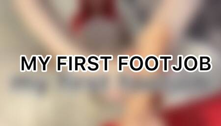 My first footjob