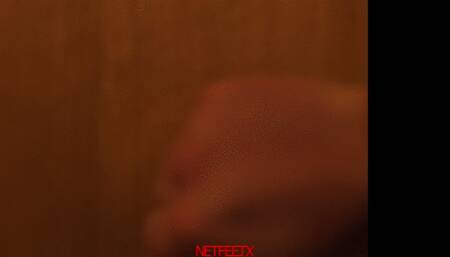 Domina Mandy Hirsch giving lucky neighbor a footfetish session Part 1