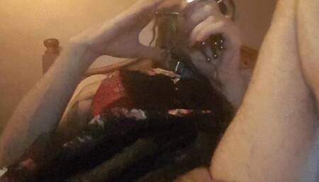 Extreme hole stretching, gape, cum, fingering and self fucking