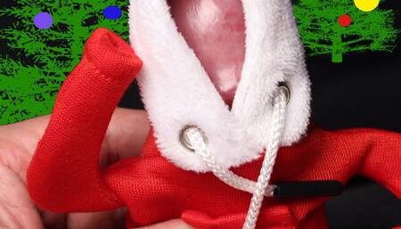 Merry Christmas! daddy masturbates and cums for you in his Santa outfit.
