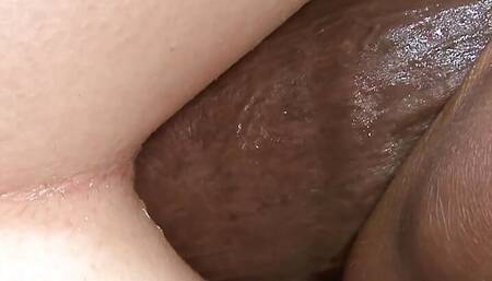 Pretty redhead teen gets a black ghetto thug to destroy her big ass