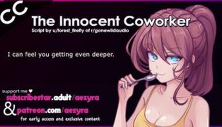 Innocent Coworker - Erotic ASMR audio roleplay