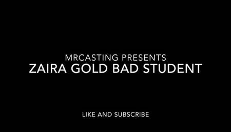 ZariaGold is a bad student