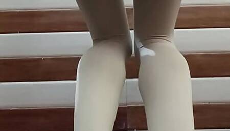 Meri Sexy Legs In Stockings.