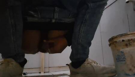 Hairy bathroom desi solo boy