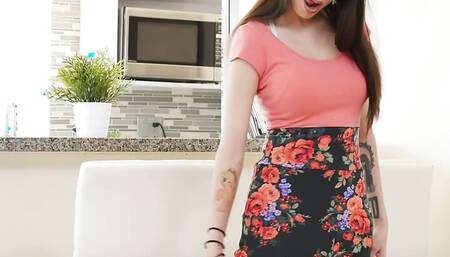 Big boobs Mexican slut Jericha Jem stockings masturbation