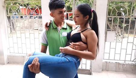 Step Sister Is Happy Because, I'm Going to Teach Her How to Fuck, She Wants Her First Time to Be with Her Stepbrother