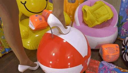 Fast and hard crushing of your inflatables