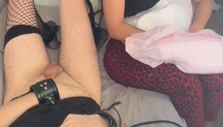 diaper down fucked against the wall