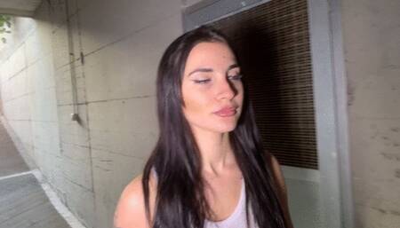 Clem ties Charlotte in rope bondage