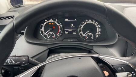 ut from a video where a girl in high heels drives different cars, enjoys the sound of the engine and presses on the pedals with her heels