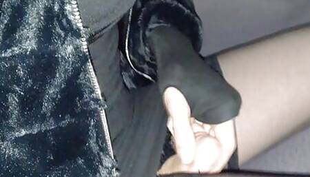 I touch my dick in the supermarket car park
