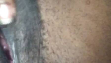 Playing with my hairy pussy