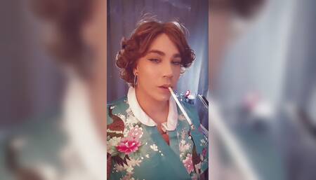 Mrs Dangle dangling a 164mm cork