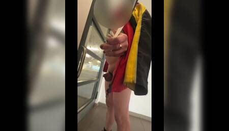 Naked Walking Parking Garage Dare