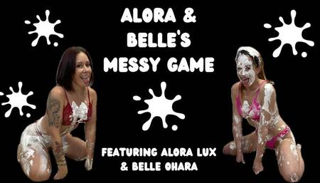 Alora & Belle's Messy Game