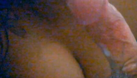 Hard Cum on sweet lips of wife Priya, tasting it hot while lying naked on hotel bed! Slowmo ! E28