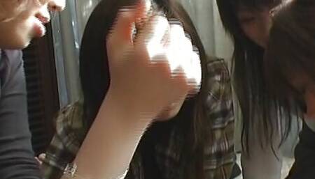 Japanese Girls torturing guys big dick