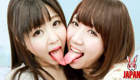 Mayu Tachibana & Yuika Sawa's Intimate Behind the Shooting with First Time Lesbian Kisses : First Time Encounters
